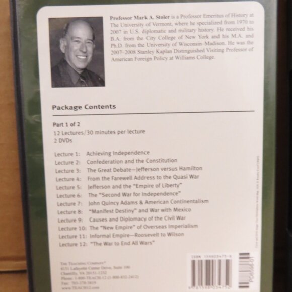 Great Courses America and the World A Diplomatic History 2 DVD Set w/Guidebook - Picture 2 of 9